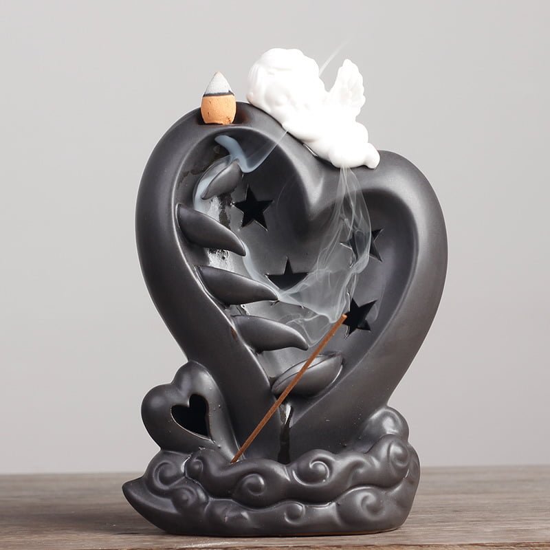 Cupid Love Ceramic Backflow Incense Burner