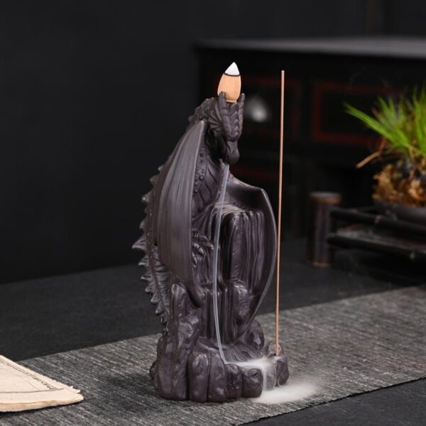 O1CN01ryIybW1WbCEEYfETF_!!2500372806-0-cib Flying Dragon Waterfall Ceramics Reverse Smoke Incense Burner