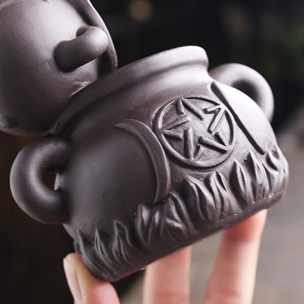 Clay Pots Ceramic Waterfall Back Flow Incense Burner