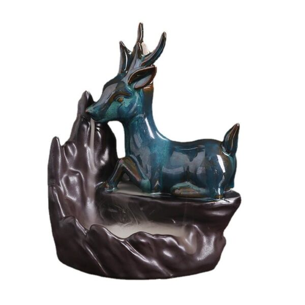 O1CN01vBfB5w1Bs2lSHcfry_!!0-0-cib Deer Elk Mountain Ceramic Incense Burner Waterfall