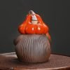 Halloween Pumpkin Elf Ceramic Smoke Backflow Incense Burner - Image 6