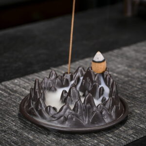 Mountains Backflow Line Incense Ceramic Backflow Incense Burner