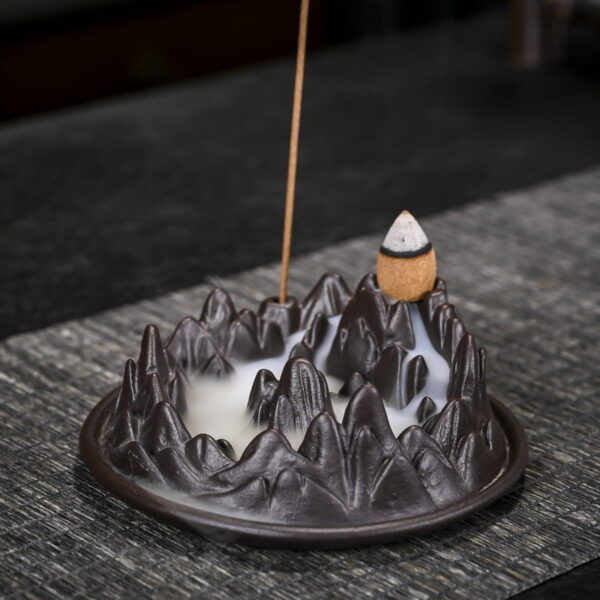 Mountains Backflow Line Incense Ceramic Backflow Incense Burner