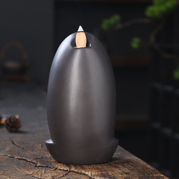 Oval Ladder Ceramic Backflow Incense Burner