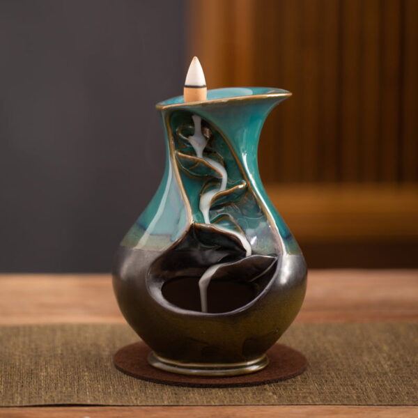 Ceramic Vase Incense Smoke Burner