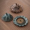 Lotus Seedpod Retro Handcrafted Porcelain Censer Incense Stick Stand
