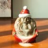 Christmas Santa Claus Ceramic Waterfall Incense Burner - Image 5
