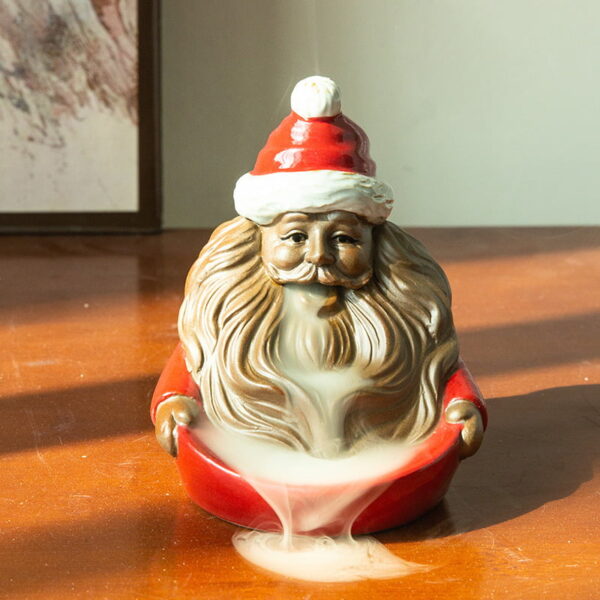O1CN01xq0Y1W2GkKNHPxh4Q_!!1939689053-0-cib Christmas Santa Claus Ceramic Waterfall Incense Burner