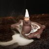 Cute Owl Branch Ceramic Back Flow Incense Burner Ornament