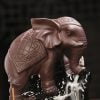 Elephant Climbing Ceramic waterfall Incense Burner - Image 3