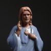 Jesus Virgin Mary Lotus Flower Ceramic Incense Stick Holder - Image 3
