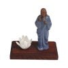 Jesus Virgin Mary Lotus Flower Ceramic Incense Stick Holder - Image 5