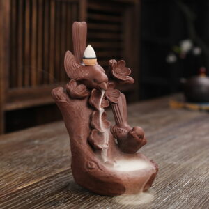 Bird Flower Waterfall Backflow Incense Burner Bird Flower Waterfall Backflow Incense Burner
