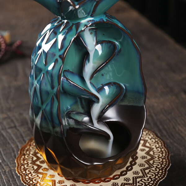 Pineapple Incense Backflow Cone Holder