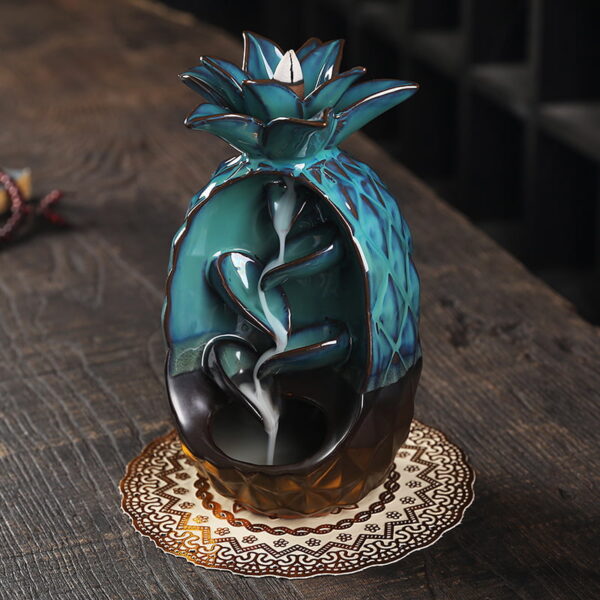 Pineapple Incense Backflow Cone Holder