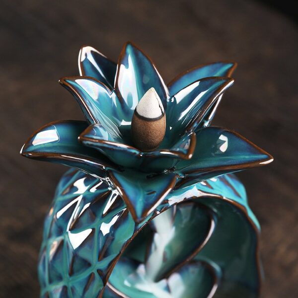 Pineapple Incense Backflow Cone Holder