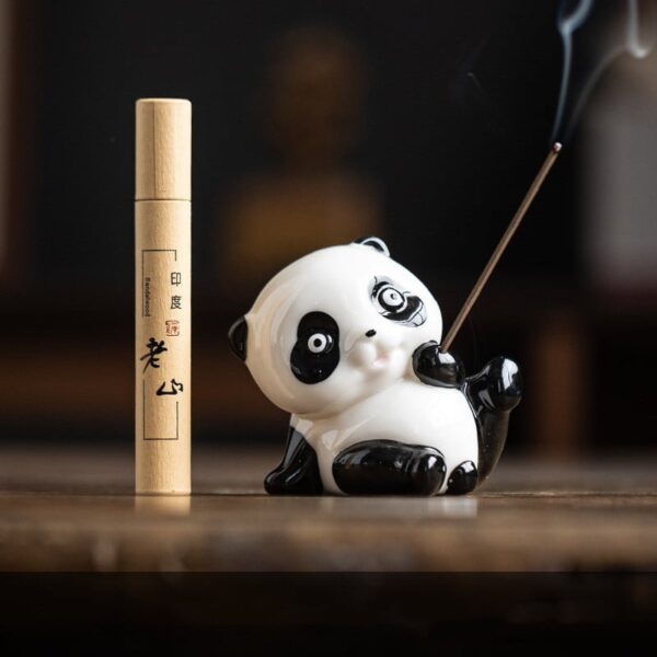 Panda Ceramic Censer Cones Sticks Porcelain Holder