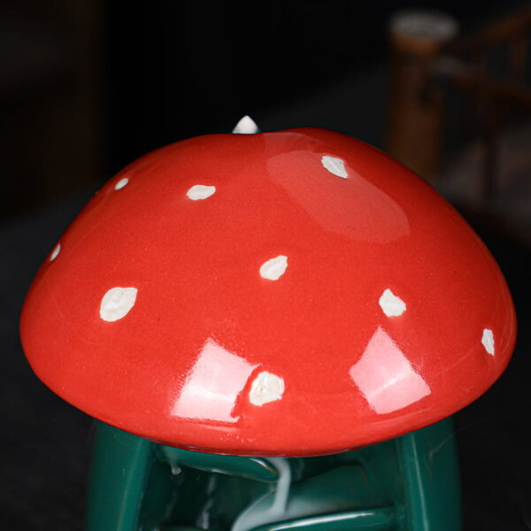 O1CN0115cRV82IvRBfPxFvE_!!3068919348-0-cib Mushroom Red Green Ceramic Incense Waterfall Burner
