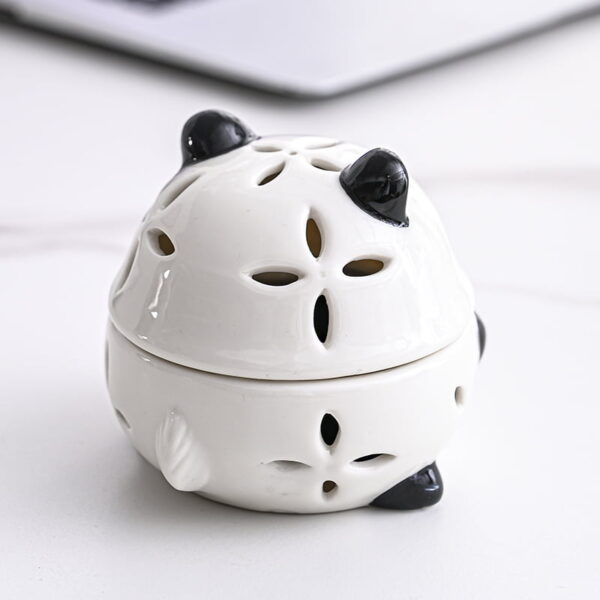 Cute Panda Ceramic Incense Coil Burner