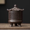 Hollow Pavilion Ceramic Incense Coil Holder