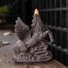 Horse With Wings Ceramic Incense Backflow Cone Holder - Image 3