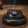 Smiling Cat Ceramic Handcrafted Incense Burner