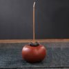 Cute Vivid Persimmon Ceramic Stick Incense Holder