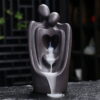 Beloved Couple Ceramic Incense Holder Backflow Incense Burner