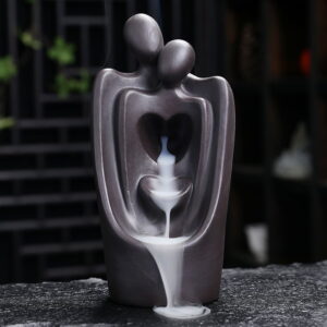 Beloved Couple Ceramic Incense Holder Backflow Incense Burner Beloved Couple Ceramic Incense Holder Backflow Incense Burner