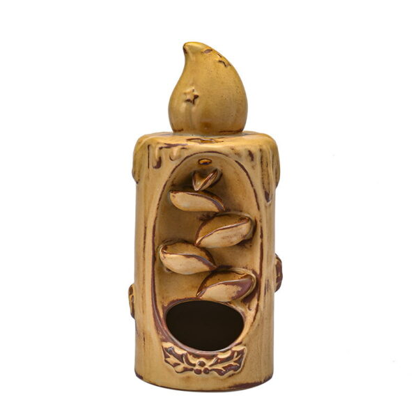 Candle Ceramic Waterfall Incense Burner Holder