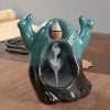Halloween Ghost Witch Ceramic Incense Burner Waterfall