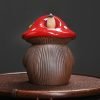 Halloween Mushroom Elf Ceramic Waterfall Backflow Incense Burner - Image 4