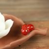 Leaf Lotus Flower Ceramic Incense Stick Holder - Image 3
