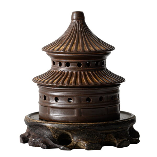 O1CN01Pyg1xM1T66RjeSbm5_!!2200697622332-0-cib Retro Temple of Heaven Ceramic Coil Incense Holder
