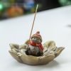 Christmas Santa Claus Snowman Ceramic Incense Stick Burner