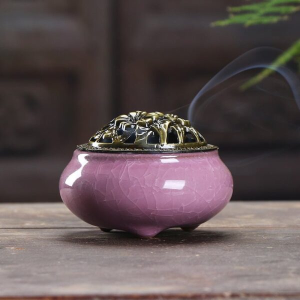 Ice Crack Style Porcelain Incense Burner Ice Crack Style Porcelain Incense Burner