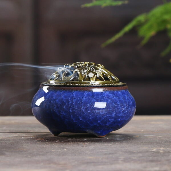 Ice Crack Style Porcelain Incense Burner Ice Crack Style Porcelain Incense Burner