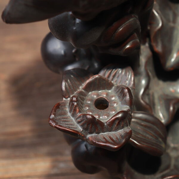 Fish Lotus Waterfall Backflow Incense Burner