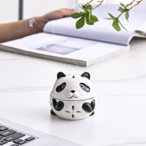 Cute Panda Ceramic Incense Coil Burner Cute Panda Ceramic Incense Coil Burner