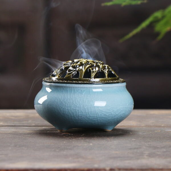 Ice Crack Style Porcelain Incense Burner Ice Crack Style Porcelain Incense Burner
