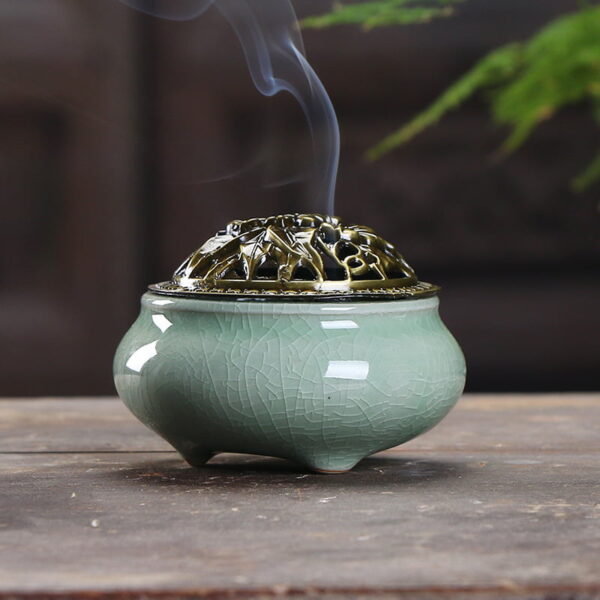 Ice Crack Style Porcelain Incense Burner Ice Crack Style Porcelain Incense Burner