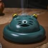 Smiling Cat Ceramic Handcrafted Incense Burner