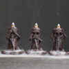 Halloween Skeleton Skull Ceramic Backflow Incense Waterfall Burner