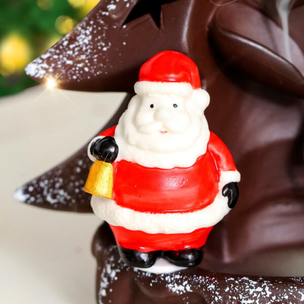Fairy Christmas Tree Ceramic Incense Fountain Smoke Waterfall