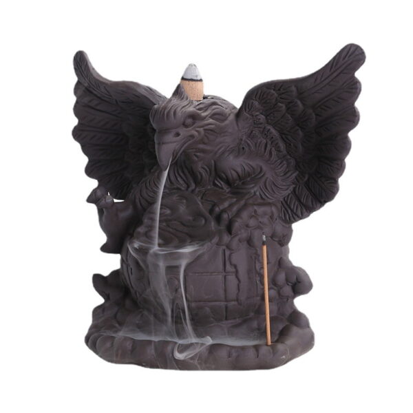 Eagle Earth Purple Sand Incense Holder Backflow Incense Burner