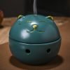Round Cute Cat Round Cute Cat Incense Coil HolderIncense Coil Holder