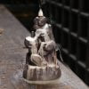 Halloween Skull Mountain Ceramic Incense Fountain Burner