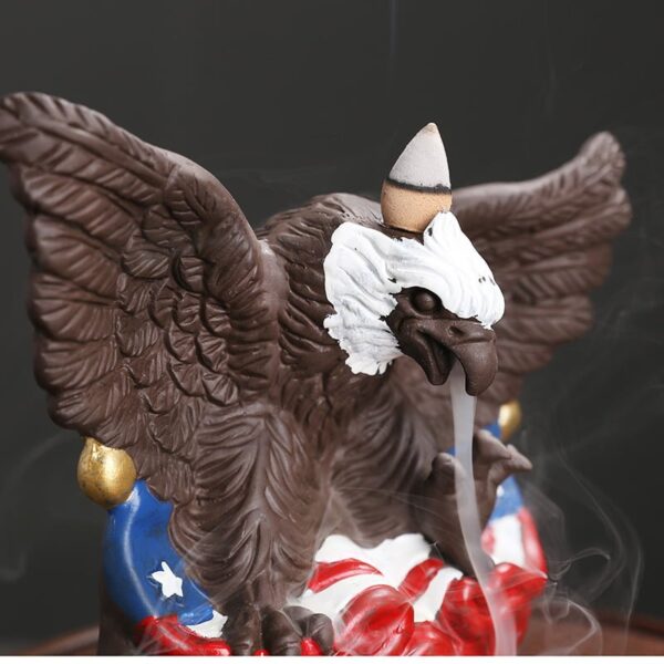 Eagle Purple Sand Incense Burner Waterfall Eagle Purple Sand Incense Burner Waterfall
