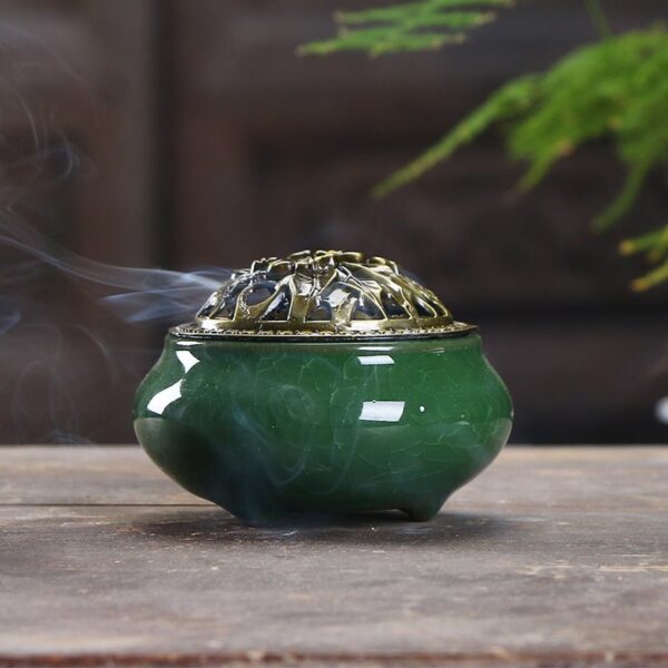 Ice Crack Style Porcelain Incense Burner Ice Crack Style Porcelain Incense Burner