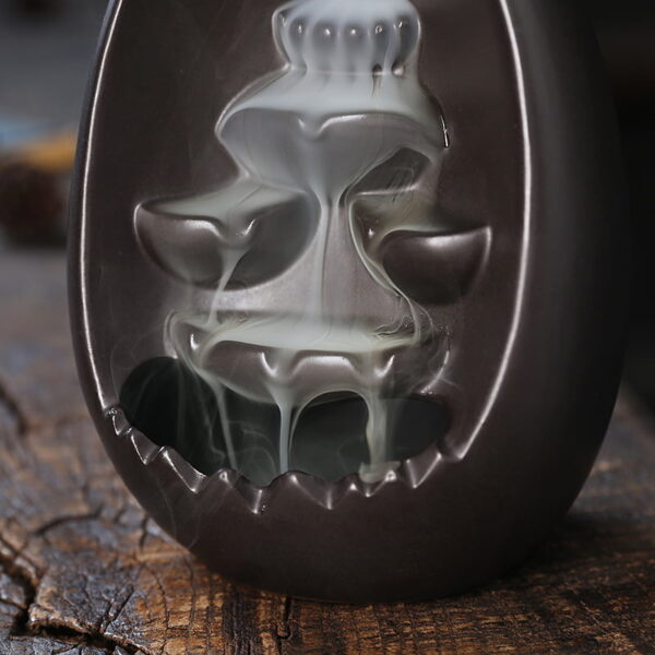 O1CN01eCPdLx1kW4FXVLVNM_!!2551464690-0-cib Peace White Dove Egg Ceramic Backflow Waterfall Incense Burner